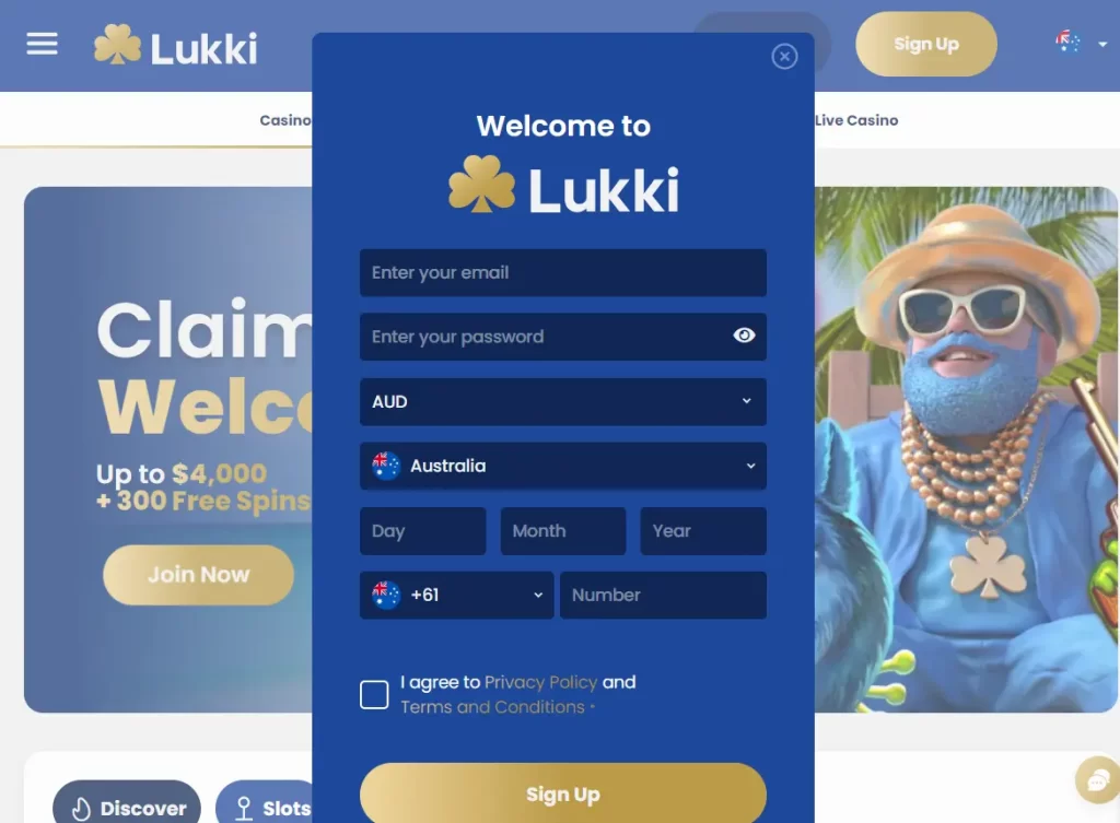 Sign Up Process